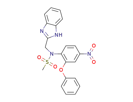 N-((1H-benzo[d]imidazol-2-yl)methyl)-N-(4-nitro-2-phenoxyphenyl)methanesulfonamide