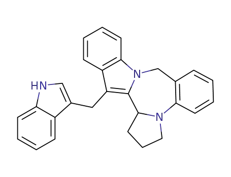 15-((1H-indol-3-yl)methyl)-1,2,3,15b-tetrahydro-9H-benzo[5,6]pyrrolo[2',1':3,4][1,4]diazepino[1,2-a]indole