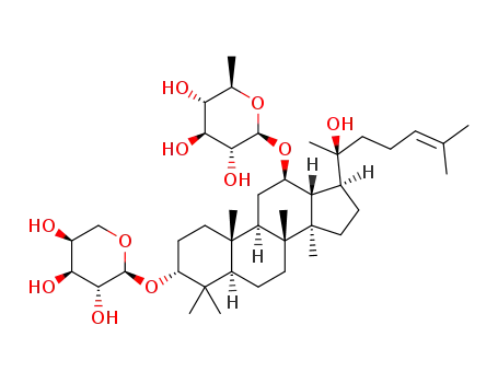 (20S)-(3α,12β)-20-hydroxy-dammara-24-dien-12-O-β-D-quinovopyranoside-3-O-α-L-arabinopyranoside