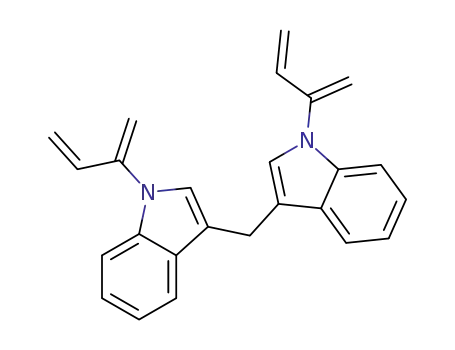 bis(1-(buta-1,3-dien-2-yl)-1H-indol-3-yl)methane