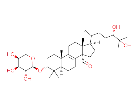 3α-[(α-L-arabinopyranosyl)-oxy]-24(S),25-dihydroxy-30-oxo-lanost-8-ene