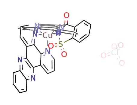 [Cu(dipyrido[3,2-a:2′,3′-c]phenazine)2(saccharinate)]ClO4
