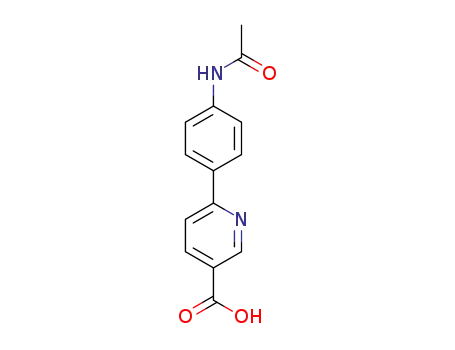 6-(4-acetamidophenyl)nicotinic acid