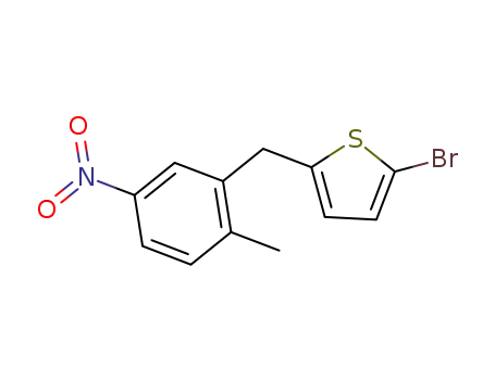 2-bromo-5-[(5-nitro-2-methylphenyl)methyl]thiophene