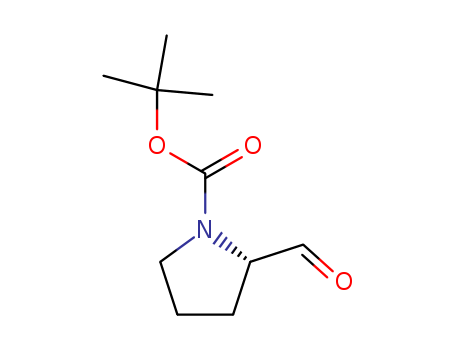 69610-41-9,N-BOC-L-Prolinal,1-Pyrrolidinecarboxylicacid, 2-formyl-, 1,1-dimethylethyl ester, (S)-;(S)-1-Boc-2-formylpyrrolidine;(S)-1-tert-Butoxycarbonylpyrrolidine-2-carboxaldehyde;(S)-2-Formylpyrrolidine-1-carboxylic acid tert-butyl ester;1,1-Dimethylethyl(2S)-2-formyl-1-pyrrolidinecarboxylate;Boc-L-prolinal;Boc-prolinal;N-(tert-Butoxycarbonyl)-L-prolinal;N-(tert-Butoxycarbonyl)prolinal;N-(tert-Butyloxycarbonyl)-(S)-prolinal;N-Boc-L-prolinal;N-tert-Butoxycarbonyl-(S)-prolinal;tert-Butoxycarbonyl-L-prolinal;tert-Butyl(2S)-2-formyl-1-pyrrolidinecarboxylate;tert-Butyl(2S)-2-formylpyrrolidine-1-carboxylate;