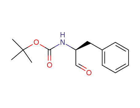 Molecular Structure of 72155-45-4 (N-Boc-L-phenylalaninal)