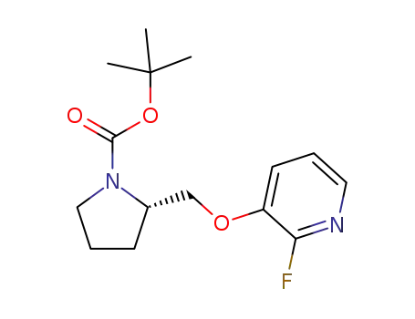 tert-butyl (2S)-2-[[(2-fluoropyridin-3-yl)oxy]methyl]pyrrolidine-1-carboxylate