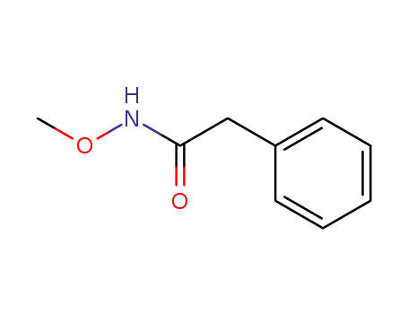 Molecular Structure of 112403-78-8 (Benzeneacetamide, N-methoxy-)