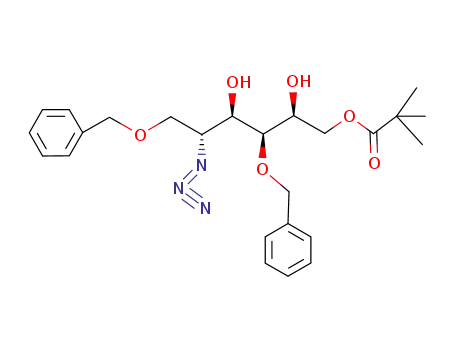 5-Azido-3,6-di-O-benzyl-5-deoxy-1-O-pivaloyl-D-glucitol