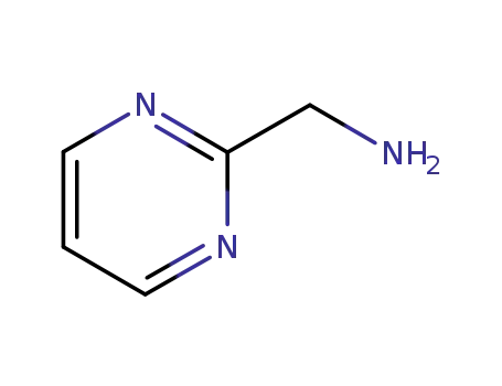 Molecular Structure of 75985-45-4 (2-Pyrimidinemethanamine)