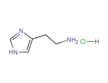 Molecular Structure of 55-36-7 (Histamine, monohydrochloride)