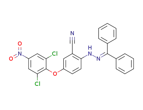 5-(2,6-dichloro-4-nitrophenoxy)-2-(2-(diphenylmethylene)hydrazinyl)benzonitrile
