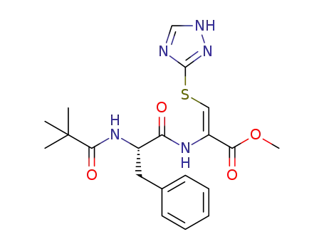 Boc-Phe-ΔCys(S-triazole)-OMe