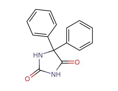 Molecular Structure of 57-41-0 (5,5-Diphenylhydantoin)