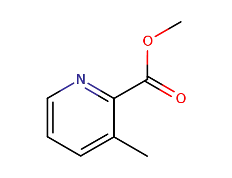 Molecular Structure of 59718-84-2 (METHYL 3-METHYLPYRIDINE-2-CARBOXYLATE)