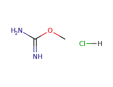 Molecular Structure of 5329-33-9 (O-Methylisourea hydrochloride)