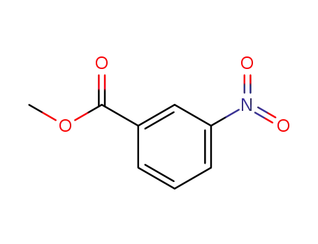Molecular Structure of 618-95-1 (Methyl 3-nitrobenzoate)