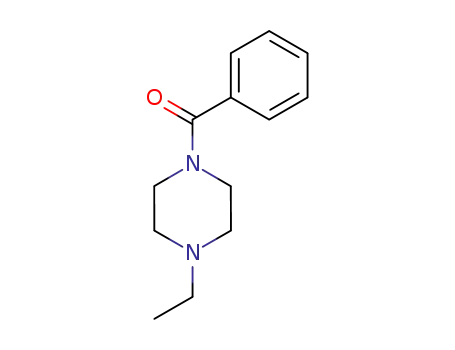 Molecular Structure of 60787-02-2 (Piperazine, 1-benzoyl-4-ethyl-)