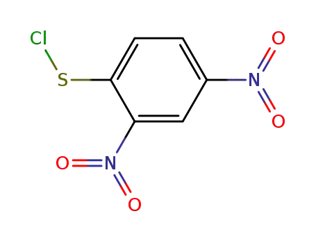 Molecular Structure of 528-76-7 (2,4-DINITROBENZENESULFENYL CHLORIDE)