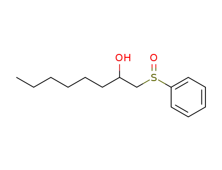 Molecular Structure of 76989-79-2 (2-Octanol, 1-(phenylsulfinyl)-)