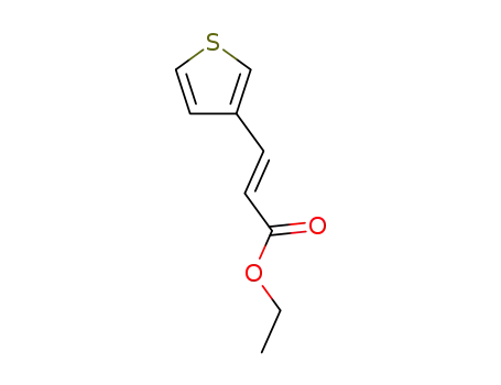Molecular Structure of 50266-60-9 (2-PROPENOIC ACID, 3-(3-THIENYL)-, ETHYL ESTER)