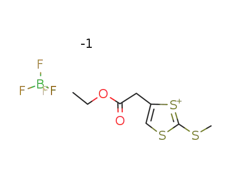 4-(ethoxycarbonylmethyl)-2-methylthio-1,3-dithiolium tetrafluoroborate