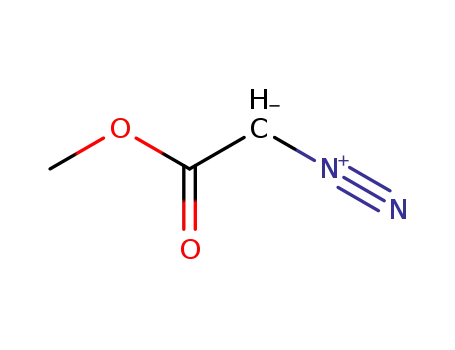 Molecular Structure of 6832-16-2 (METHYL DIAZOACETATE)