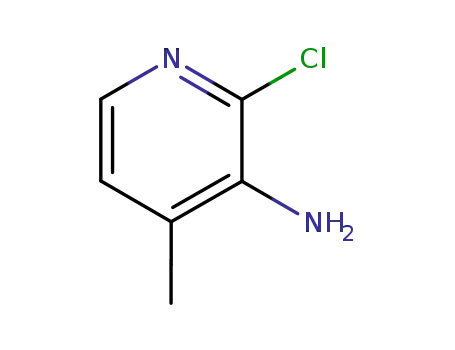 Molecular Structure of 133627-45-9 (3-Amino-2-chloro-4-methylpyridine)
