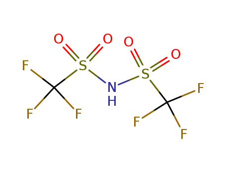 82113-65-3,TRIFLUOROMETHANESULFONIMIDE,1,1,1-Trifluoro-N-[(trifluoromethyl)sulfonyl]methanesulfonimide;Bis(trifluoromethanesulfonyl)amine;Bis(trifluoromethanesulfonyl)imide;Bis(trifluoromethylsulfonyl)amine;Bis(trifluoromethylsulfonyl)imide;Triflicimide;Triflimide;