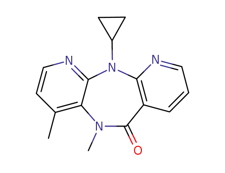 5-Cyclopropyl-9,10-dimethyl-5,10-dihydro-4,5,6,10-tetraaza-dibenzo[a,d]cyclohepten-11-one