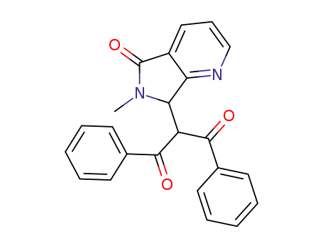 2-(6,7-dihydro-6-methyl-5-oxo-5H-pyrrolo<3,4-b>pyridin-7-yl)-1,3-diphenyl-1,3-propanedione