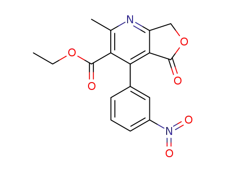 ethyl-2-methyl-4-(3-nitrophenyl)-5-oxo-5,7-dihydrofuro<3,4-b>3-pyridinecarboxylate