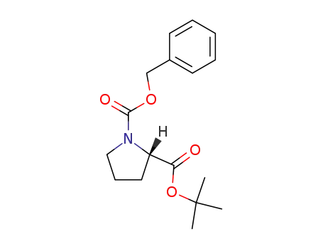 Molecular Structure of 16881-39-3 (N-CBZ-L-PROLINE TERT-BUTYL ESTER)