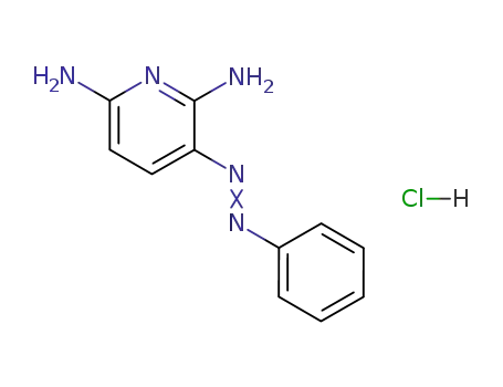 Molecular Structure of 136-40-3 (Phenazopyridine hydrochloride)
