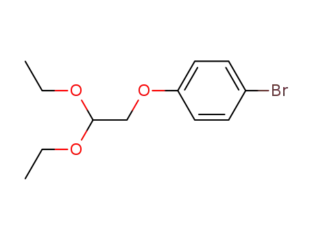 Molecular Structure of 112598-18-2 (4-BROMOPHENOXYACETALDEHYDE DIETHYLACETAL)
