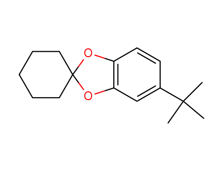 5-t-butylspiro<1,3-benzodioxole-2,1'-cyclohexane>