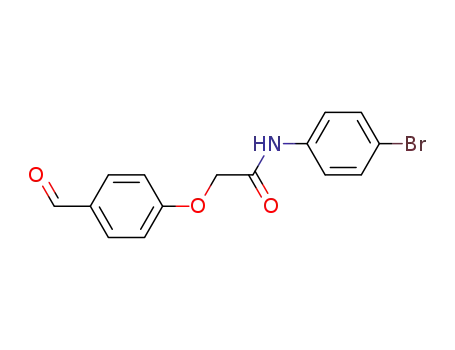 p-formylphenyl p-bromophenylcarbamoylmethyl ether