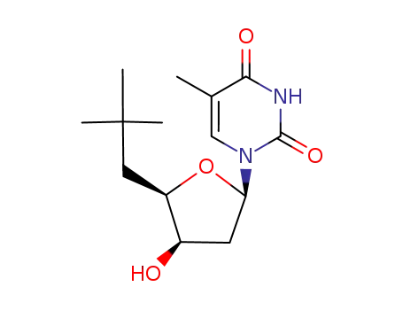 1-[(2R,4R,5R)-5-(2,2-Dimethyl-propyl)-4-hydroxy-tetrahydro-furan-2-yl]-5-methyl-1H-pyrimidine-2,4-dione