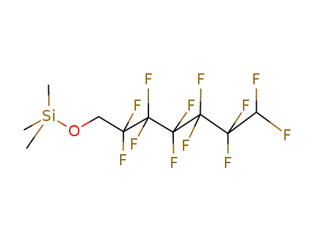 Molecular Structure of 56002-71-2 (Silane, [(2,2,3,3,4,4,5,5,6,6,7,7-dodecafluoroheptyl)oxy]trimethyl-)