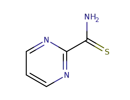 Molecular Structure of 4537-73-9 (2-Pyrimidinecarbothioamide (9CI))