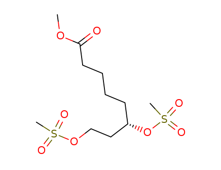 Octanoic acid, 6,8-bis[(methylsulfonyl)oxy]-, methyl ester, (6S)-