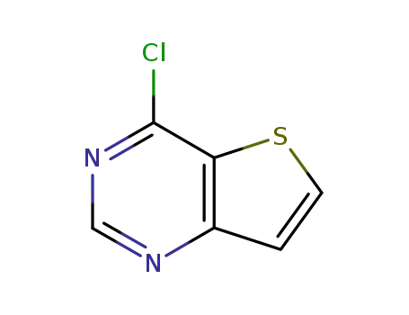 Molecular Structure of 16269-66-2 (4-Chlorothieno[3,2-d]pyrimidine)