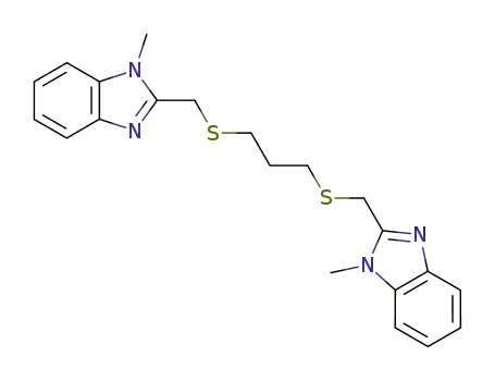 1,7-bis(N-methyl-1H-benzimidazol-2-yl)-2,6-dithiaheptane