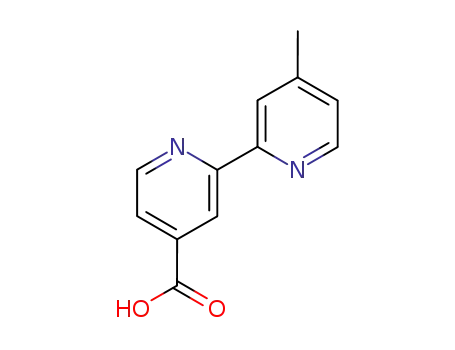 Molecular Structure of 103946-54-9 (4'-METHYL-2,2'-BIPYRIDINE-4-CARBOXYLIC ACID)