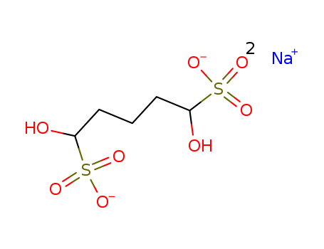 Glutaraldehyde sodium bisulfite addition compound