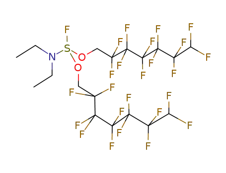 bis(2,2,3,3,4,4,5,5,6,6,7,7-dodecafluoroheptyloxy)diethylaminofluorosulfurane