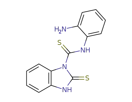 Molecular Structure of 75644-27-8 (1H-Benzimidazole-1-carbothioamide,
N-(2-aminophenyl)-2,3-dihydro-2-thioxo-)