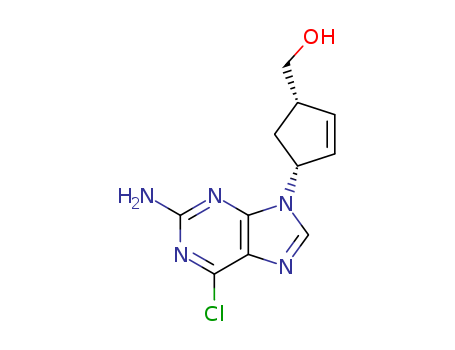 (1S,4R)-4-(2-AMINO-6-CHLORO-9H-PURIN-9-YL)-2-CYCLOPENTENE-1- METHANOL