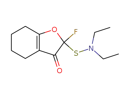 2-(N,N-Diethyl-aminosulfanyl)-2-fluoro-4,5,6,7-tetrahydro-benzofuran-3-one