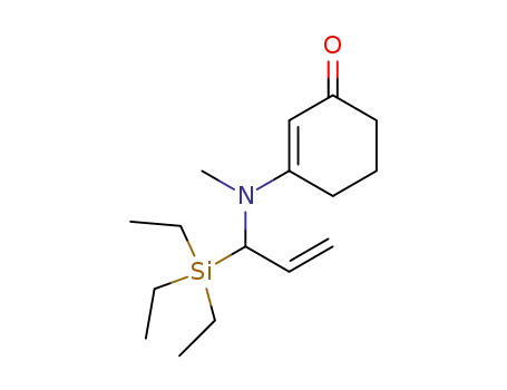 3-[Methyl-(1-triethylsilanyl-allyl)-amino]-cyclohex-2-enone